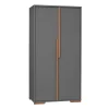 Pinio Armoire 2 Portes Gris Naturel 16