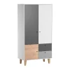 VOX Armoire 2 Portes Naturel 17