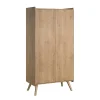 VOX Armoire 2 Portes Naturel 13