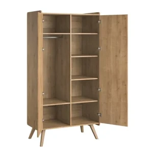 VOX Armoire 2 Portes Naturel 7