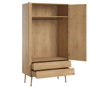 VOX Armoire 2 Portes Naturel 10