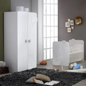 Terre De Nuit Armoire 2 Portes Ours Teddy 57cm 10