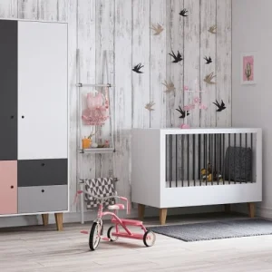 VOX Armoire 2 Portes Rose 7