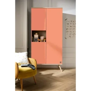 Sauthon Original Armoire 3 Portes 1 Niche 209x101x57cm Orange 10