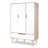 Little Sky By Klups Armoire 3 Portes 1 Tiroir 22