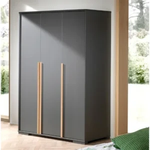 Vipack Armoire 3 Portes Anthracite 8