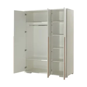 Vipack Armoire 3 Portes Blanc 7