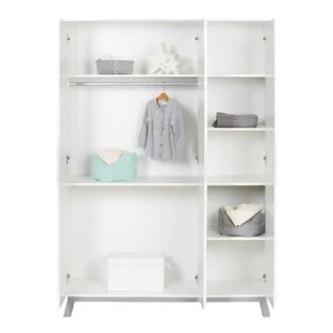 Schardt Armoire 3 Portes Blanc 7