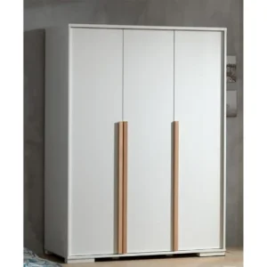 Vipack Armoire 3 Portes Blanc 9