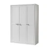 Vipack Armoire 3 Portes Blanc 20