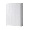 Vipack Armoire 3 Portes Blanc 13