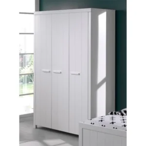 Vipack Armoire 3 Portes Blanc 10