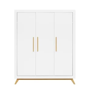 Bopita Armoire 3 Portes Blanc Naturel Naturel 12