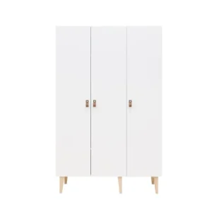 Bopita Armoire 3 Portes Blanc Naturel Naturel 10