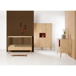 Quax Armoire 3 Portes En Bois Effet Hêtre 9