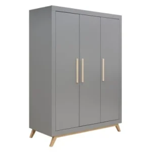 Bopita Armoire 3 Portes Gris 9