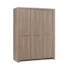 GAMI Armoire 3 Portes Naturel 16