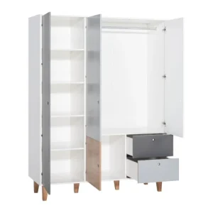 VOX Armoire 3 Portes Naturel 7