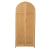 CALICOSY Armoire Avec 2 Portes En Rotin Naturel 11