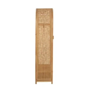 CALICOSY Armoire Avec 2 Portes En Rotin Naturel 14