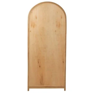 CALICOSY Armoire Avec 2 Portes En Rotin Naturel 16