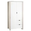 Sauthon Armoire Bébé 2 Portes 193x99x57cm En Bois Blanc 11