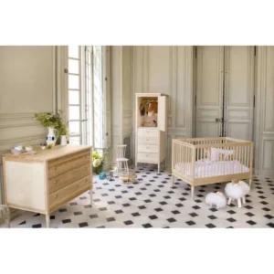 Lignea Kids Armoire Bois Massif Naturel 7