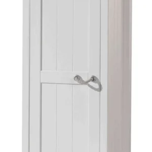 Terre De Nuit Armoire Cabane 1 Porte En Bois Blanc 192cm 9