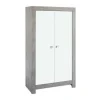 Schardt Armoire Enfant 2 Portes Gris Et Blanc 16