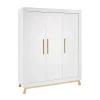 Schardt Armoire Enfant 3 Portes Blanc 11