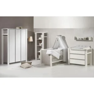 Schardt Armoire Enfant 3 Portes Blanc 8