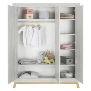 Schardt Armoire Enfant 3 Portes Gris 9