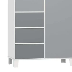 Home Maison Armoire Enfant Bora En Bois Gris 97x52x180 7