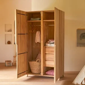 Tikamoon Armoire Enfant En Teck Massif 9