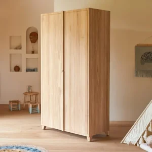 Tikamoon Armoire Enfant En Teck Massif 13