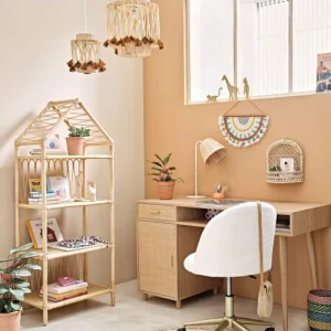 Maisons Du Monde Bibliothèque Maison Enfant En Rotin Et Bambou Beige 13