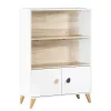 Sauthon Bibliothèque Meuble Gouttes 120x86x35cm En Bois Blanc 20