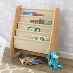 KidKraft Bibliothèque Pour Enfant En Tissu Et Bois Coloris Naturel 9