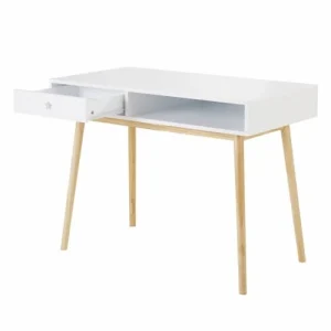 Maisons Du Monde Bureau 1 Tiroir Blanc 14