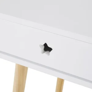 Maisons Du Monde Bureau 1 Tiroir Blanc 16