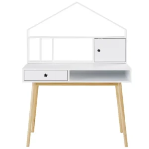 Maisons Du Monde Bureau 1 Tiroir Blanc 10