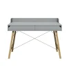 Bellamy Bureau 2 Tiroirs Gris 22