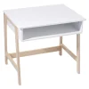 Decoratie Bureau Enfant Bois Et Blanc 22