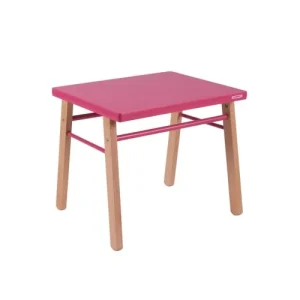 Combelle Bureau Enfant En Bois Bicolore Fuchsia 50x43x40cm 12