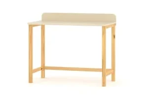 WNM Group Bureau Enfant En Pin Massif 120×58 Beige 14