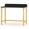 WNM Group Bureau Enfant En Pin Massif 120×58 Noir 22