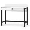 WNM Group Bureau Enfant En Pin Massif 120×58 Noir 20