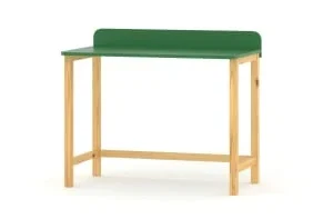 WNM Group Bureau Enfant En Pin Massif 120×58 Vert 14