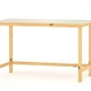 WNM Group Bureau Enfant En Pin Massif 120×60 Beige 20