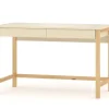 WNM Group Bureau Enfant En Pin Massif 120×60 Beige 20